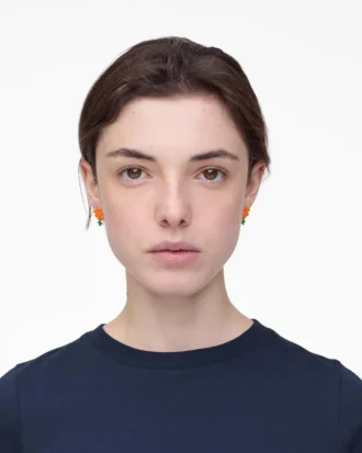 David Shrigley X Marc Jacobs Joy Flower Stud Earrings