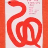 David Shrigley X Marc Jacobs Snake Wool Scarf