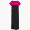 Ombr&eacute; Spray Shrunken Tee Dress