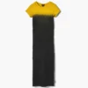 Ombr&eacute; Spray Shrunken Tee Dress