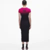 Ombr&eacute; Spray Shrunken Tee Dress