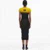 Ombr&eacute; Spray Shrunken Tee Dress