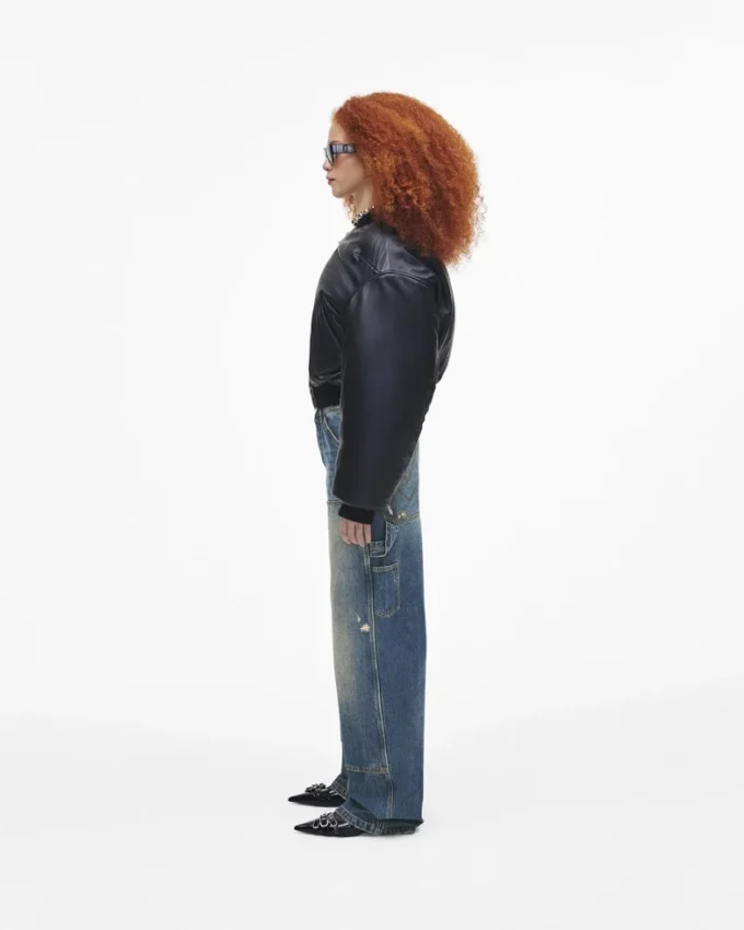 Puffy Leather Bomber Puffy Leather Bomber