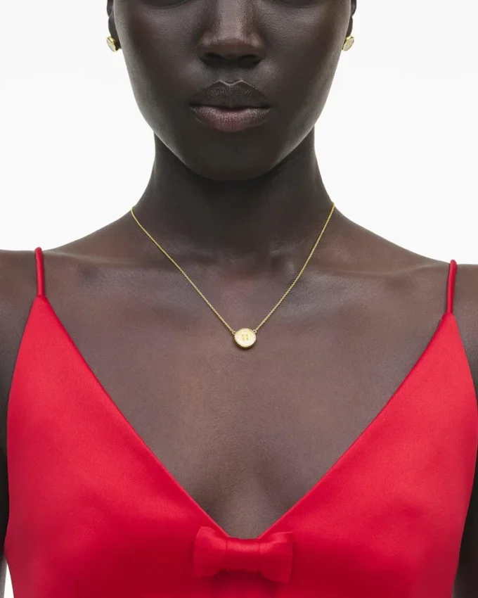 The Button Pendant Necklace The Button Pendant Necklace