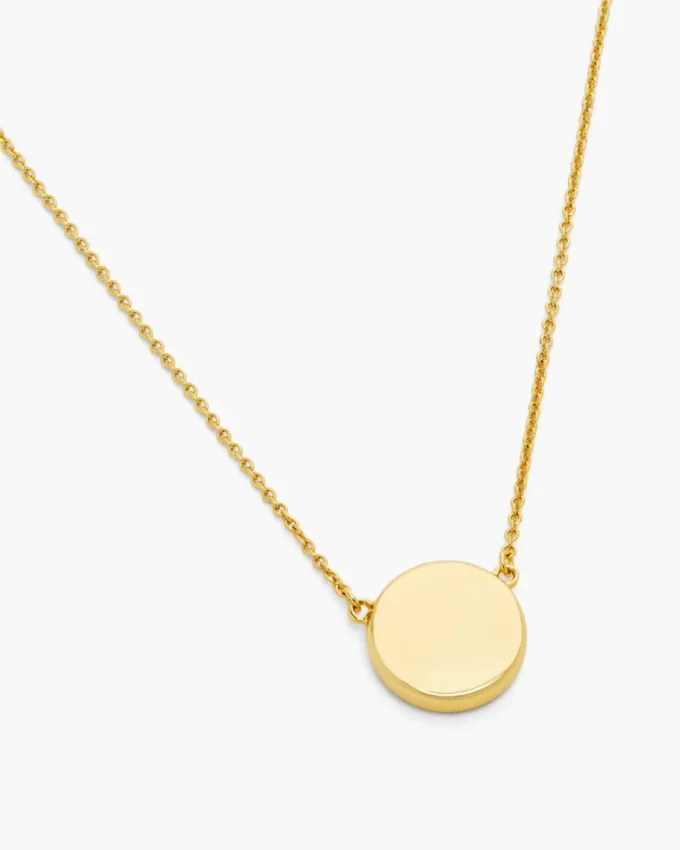 The Button Pendant Necklace The Button Pendant Necklace