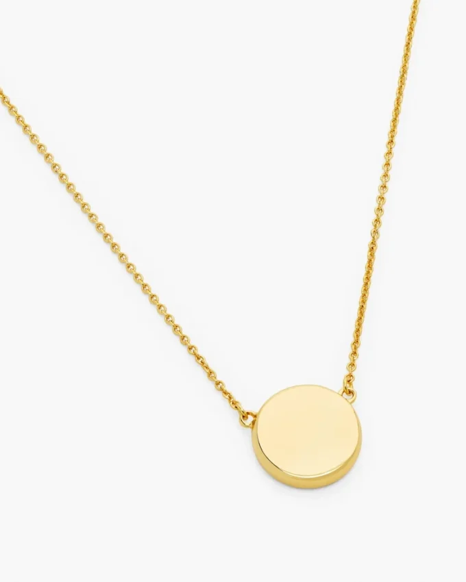 The Button Pendant Necklace The Button Pendant Necklace