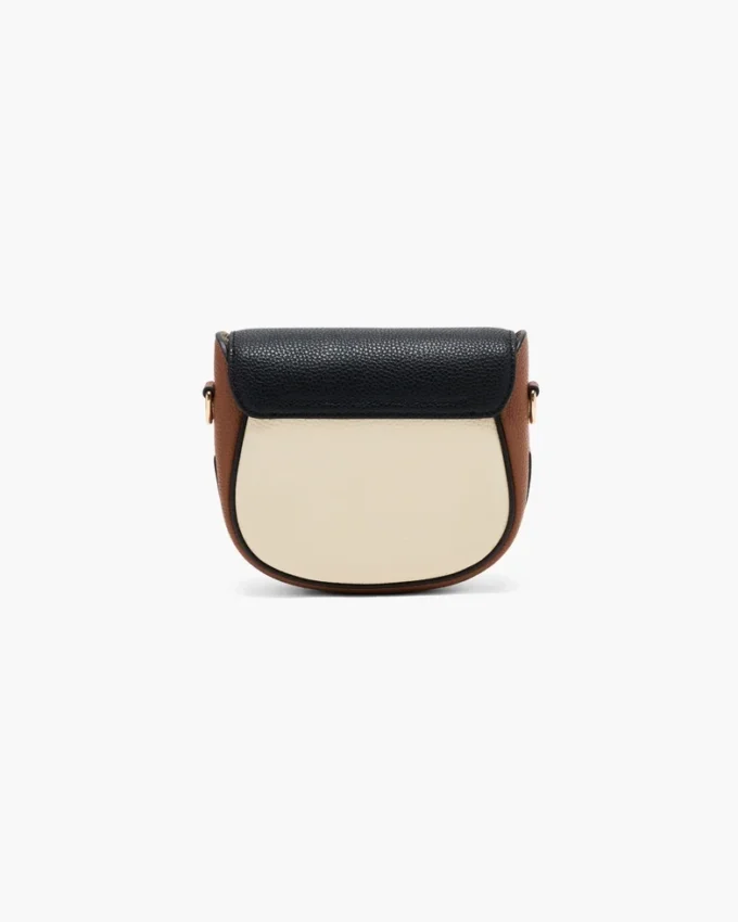 The Colorblock Pebble Saddle Bag