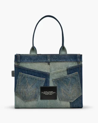 The Deconstructed Denim Large Tote Bag