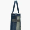 The Deconstructed Denim Large Tote Bag