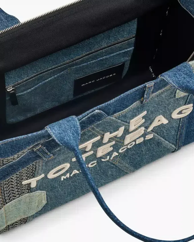 The Deconstructed Denim Large Tote Bag