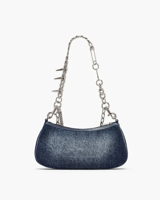 The Faded Denim Charm Shoulder Bag The Faded Denim Charm Shoulder Bag