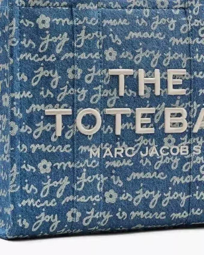 The Joy Denim Medium Tote Bag