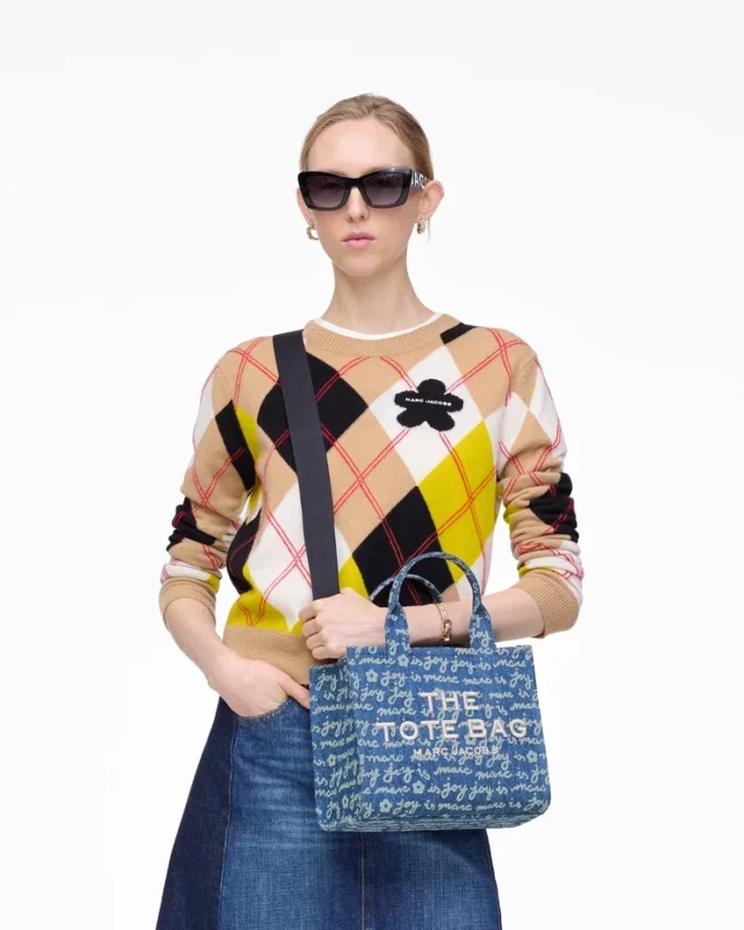 The Joy Denim Small Tote Bag The Joy Denim Small Tote Bag