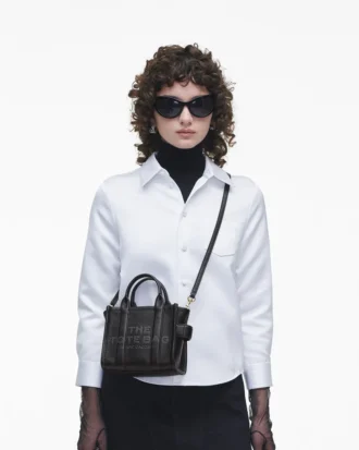 The Leather Crossbody Tote Bag