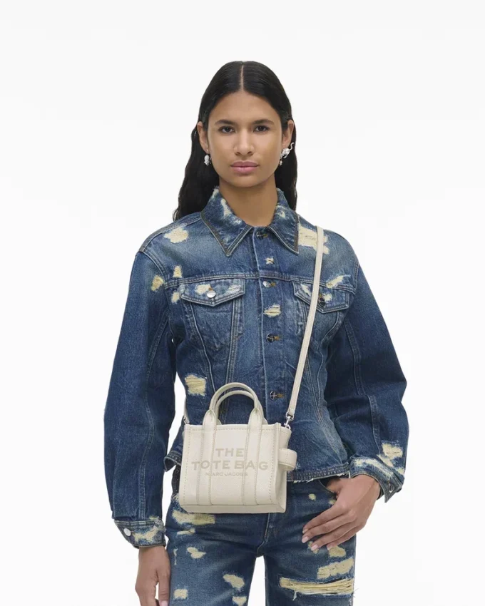 The Leather Crossbody Tote Bag The Leather Crossbody Tote Bag