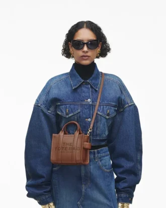 The Leather Crossbody Tote Bag