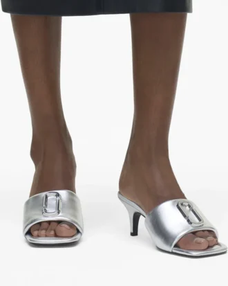 The Metallic J Marc Heeled Sandal