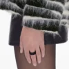 The Monogram Pave Ring