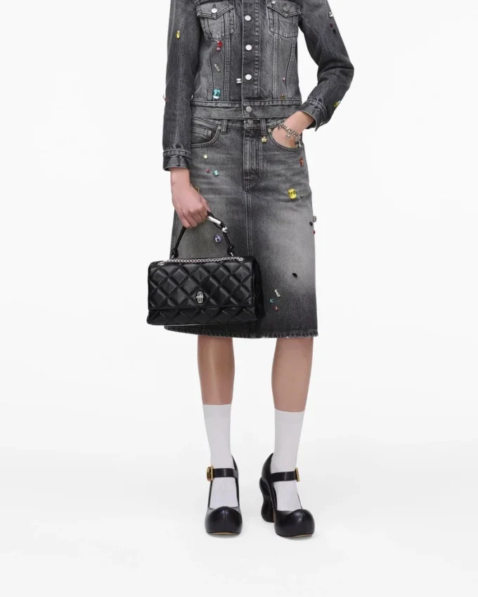 The Quilted Dual Convertible Shoulder Bag