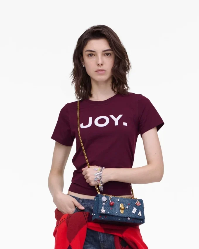 The Trinket Charm Denim Dual Chain Mini Bag The Trinket Charm Denim Dual Chain Mini Bag