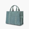 The Washed Monogram Denim Medium Tote Bag